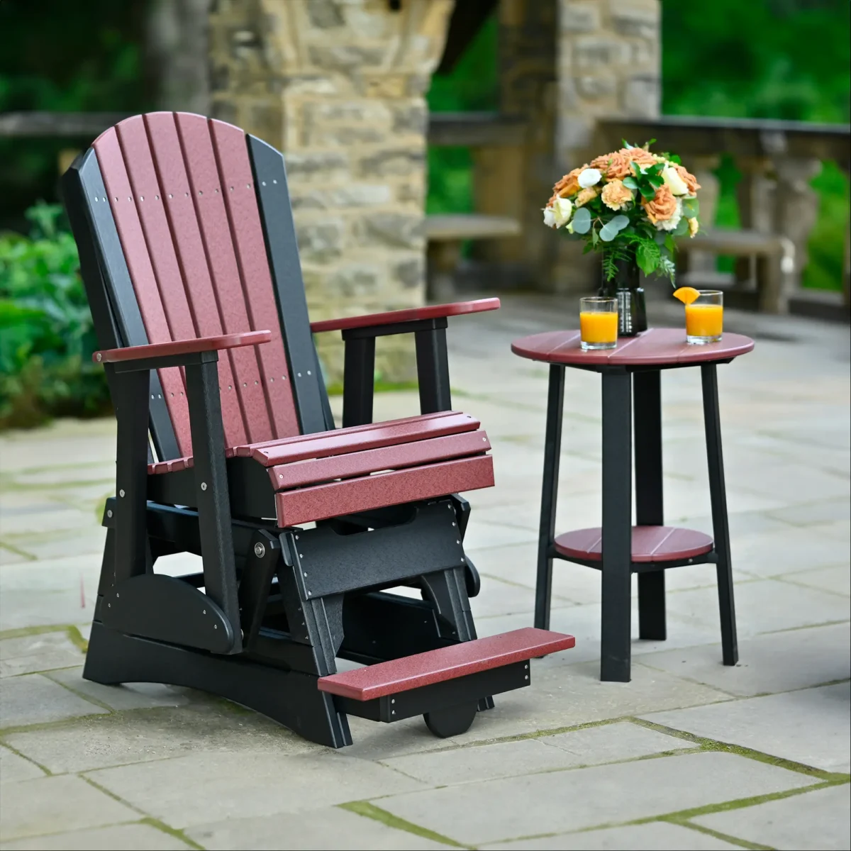2' Adirondack Balcony Glider Chair
