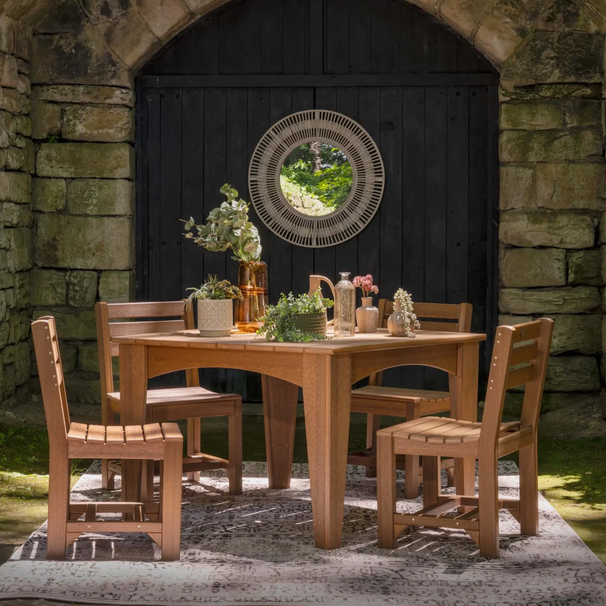 44" Square Island Dining Table