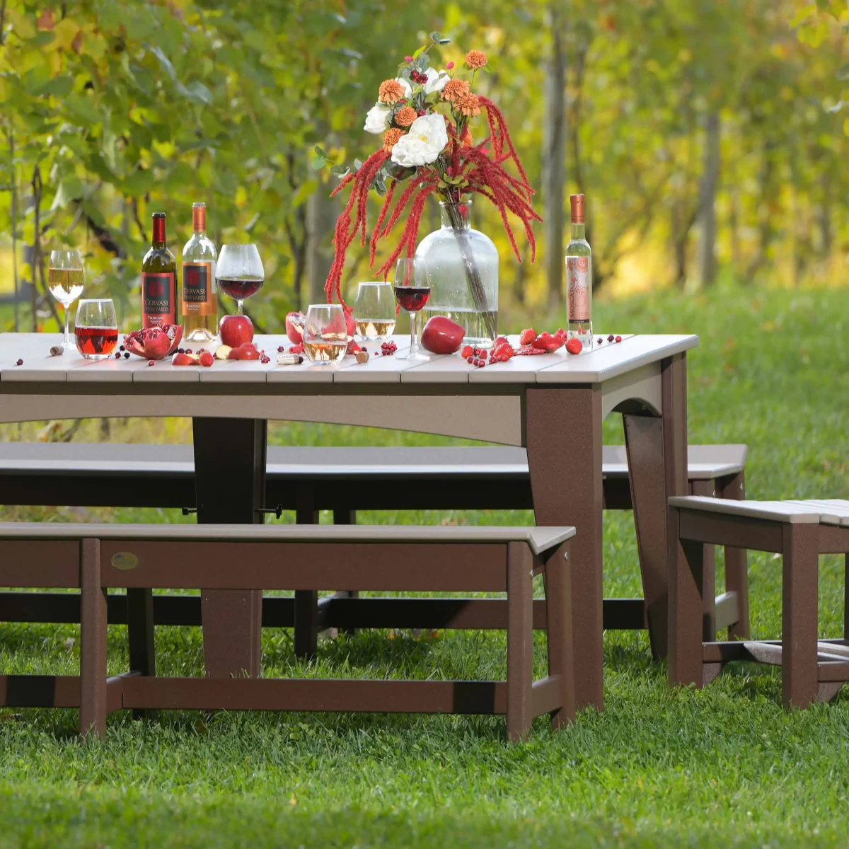 44" x 72" Rectangular Island Dining Table