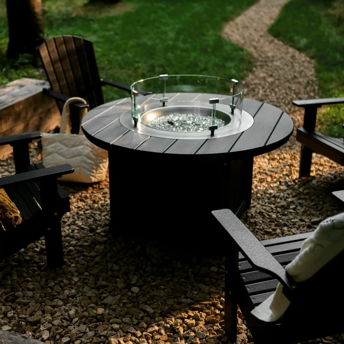 46" Round Lumin Fire Pit