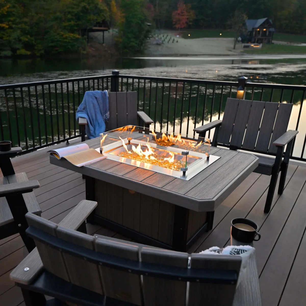 51" Rectangular Lumin Fire Pit