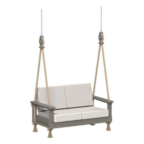LuxCraft Poly Lanai Deep Seating Loveseat Swing