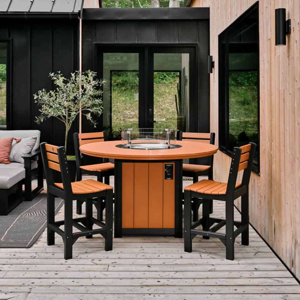 LuxCraft Poly Lumin Fire Table 60